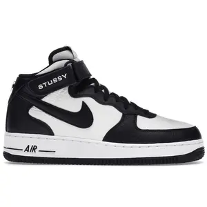 Nike Men's Air Force 1 Mid Stussy Light Bone Black, from StockX
