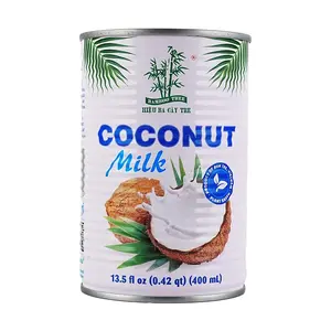 BAMBOO TREE Vietnamese Coconut Milk 400ml Can for DIY Drinks Baking Desserts