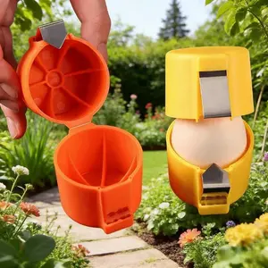 Random Color Kitchen Egg Opener Tool 2pcs Egg White Separator Shell Cracker 2in 1 Baking Cooking Portable Easy Clean for Home Restaurant