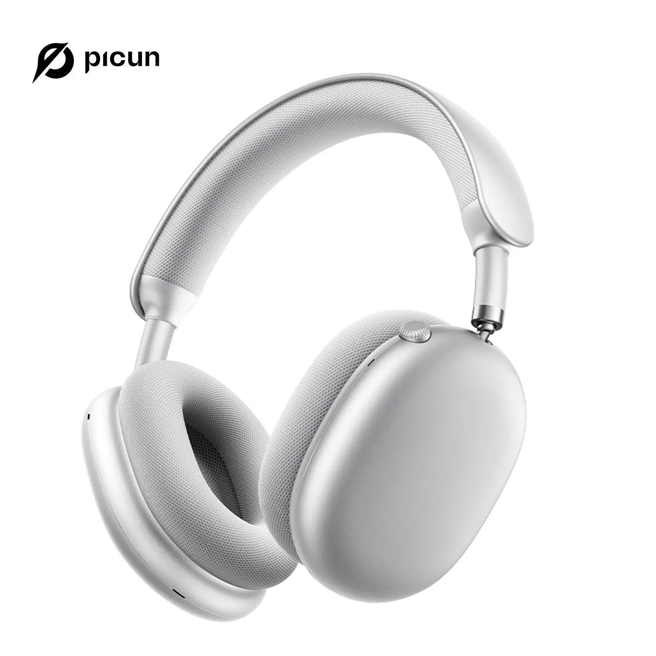 Picun F8 Pro Over Ear Wireless BT Headphones - 52dB Noise Cancellation, 5 Smart ENC Mics, Detachable Fabric Ear Cushions, Seamless Dual-Device Bluetooth Connection, Custom Electronic Audio for Laptops, Cool Tech Gadget,DealsForYouDays Headset, Enc Noise C