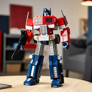 New 1508 Pieces Transformers Movie Robot Car Model Set, Adult and Child Building Blocks Toy, Gift for Boys and Girls Birthday