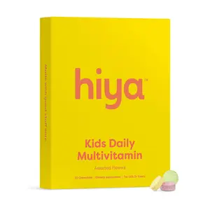 Hiya Kids Daily Multivitamin Refill - 15+ Essential Nutrients from Organic Fruits & Veggies for Daily Use, Healthy Supplements