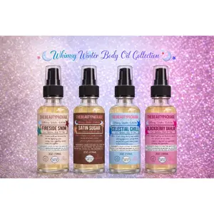 Luxe Hydration Body Oil Elixir Whimsy Winter Collection Bundle (2oz each)