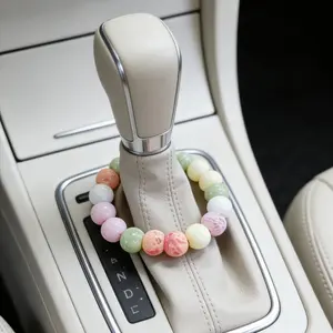 Stylish Car Gear Shift Beads Hanging Charms, Auto Interior Decor Accessories, Elegant Vehicle Accessory for Stylish Drivers