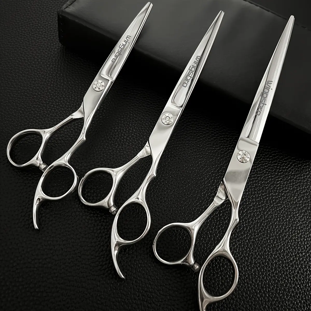 wingsbro Professional Hair Cutting Scissors Shears - Sharp Blades for Precise Cutting - Barber Shears Haircut Scissors Stainless Steel for Salon Hairstyling & Home Hairdressing