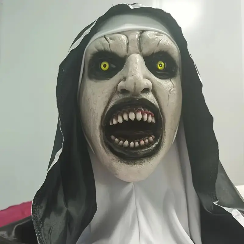 Natural Latex Classic Horror Creepy Spooky Zombie Mask, Realistic Mask, Headgear Prank Prop, Halloween Carnival Costume Accessory, Perfect for Parties & Events