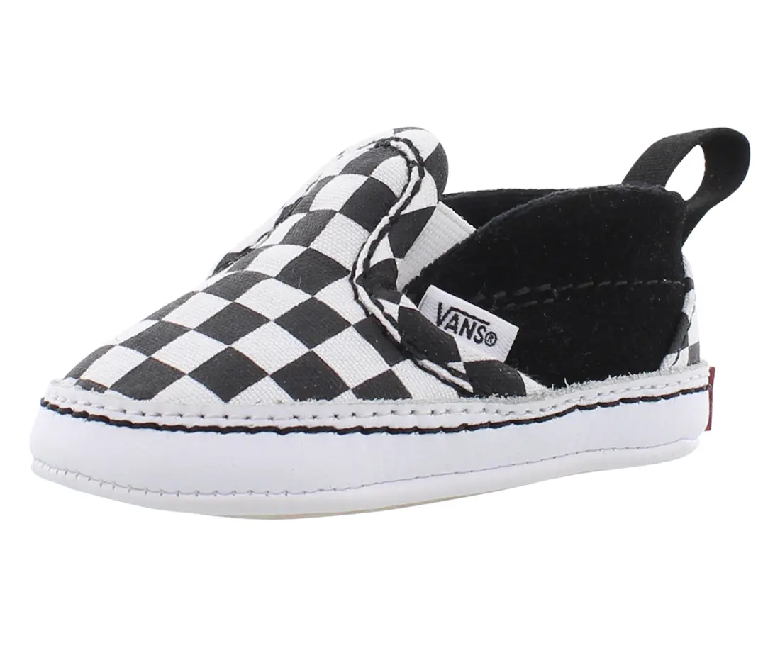 VANS V Crib Shoes for Infants, Classic Style Toddler Slip On Shoes, Prewalker Casual Sports Footwear, Prewalker Toddler Shoes