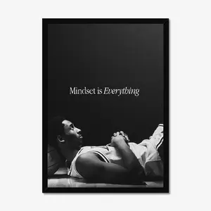 [SALE UP TO 41%] [UNFRAMED] Kobe Bryant Motivational Poster Highlighting Relentless Mindset, Inspirational Basketball Wall Art for Home Gym Decor
