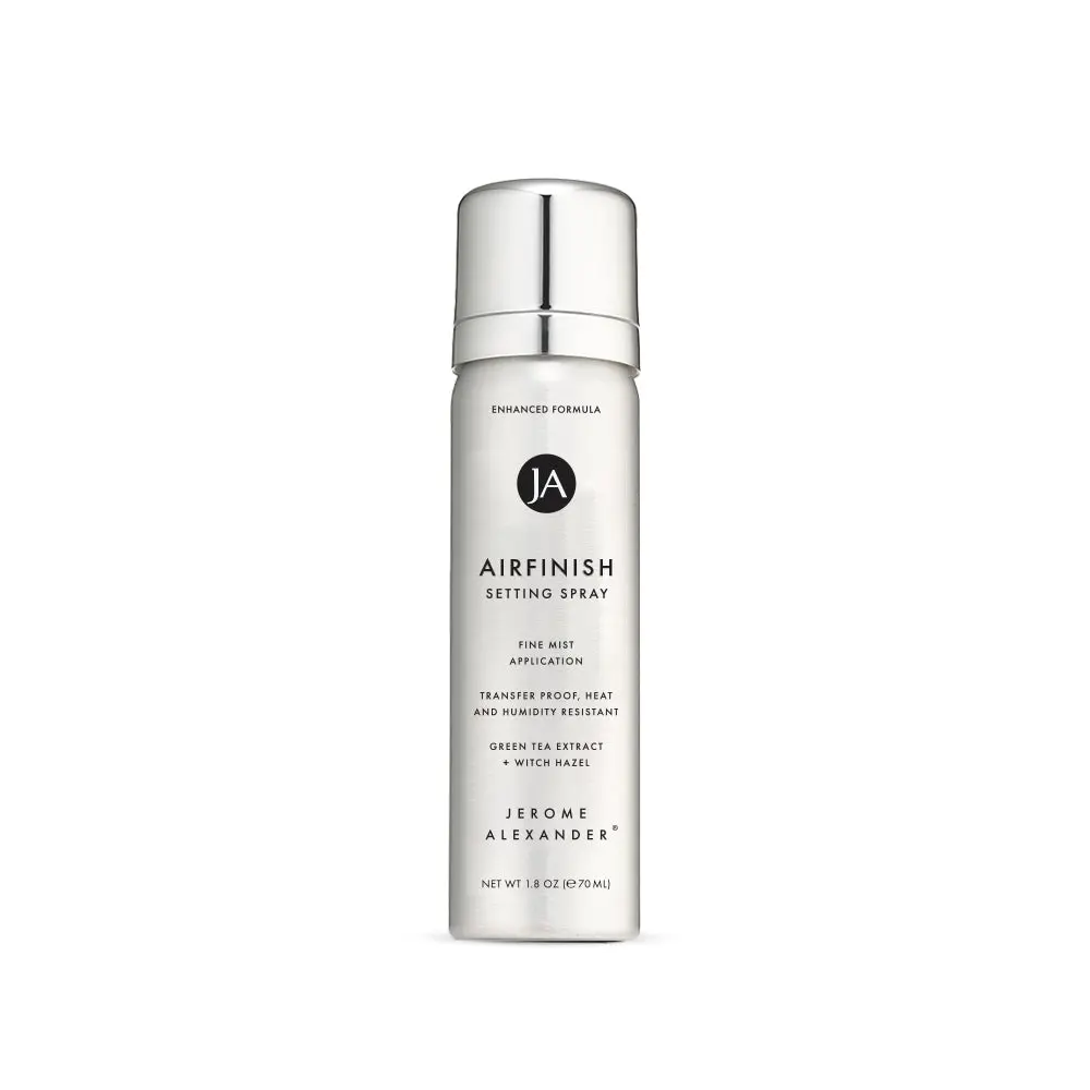 Jerome Alexander AirFinish Setting Spray - 70ml Long Lasting Matte Finish Weatherproof Makeup Lock Lightweight Radiant Formula