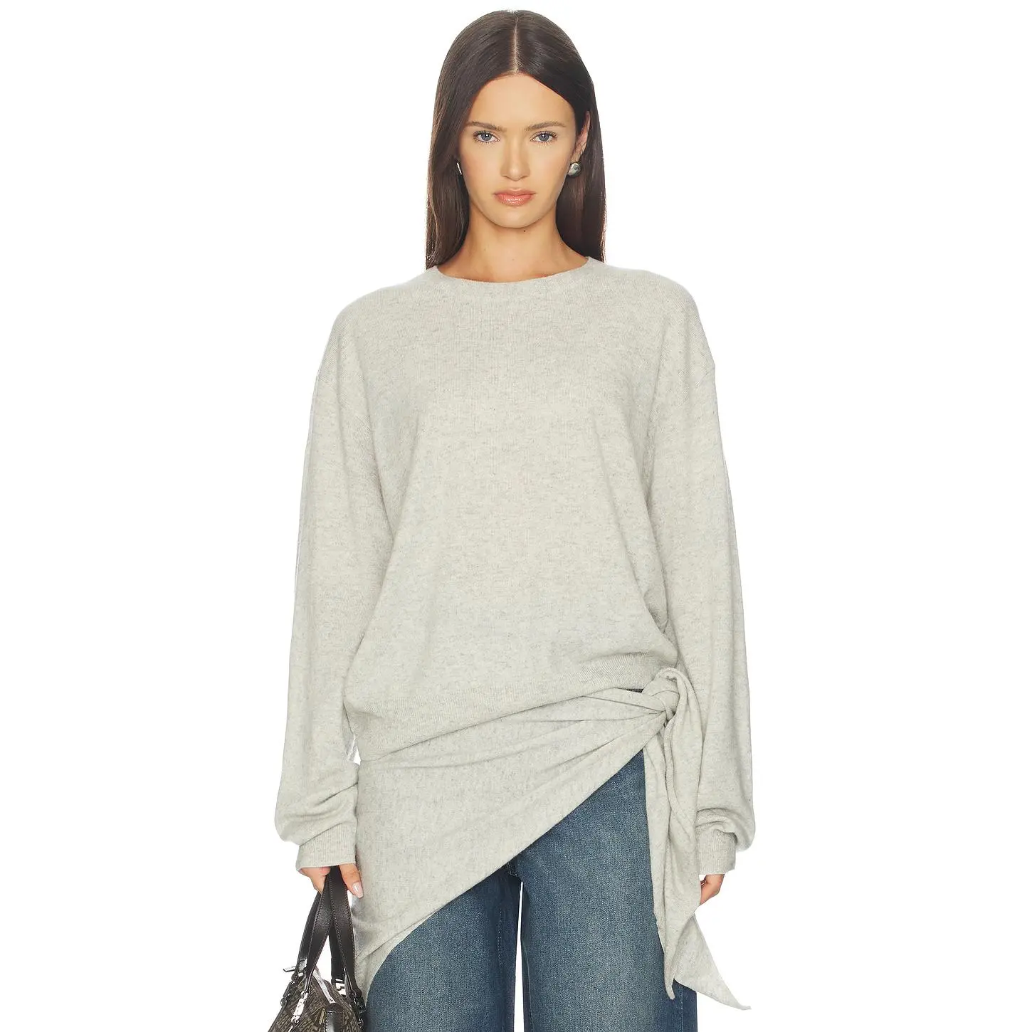 LIONESS Olsen Knit Top in Slate