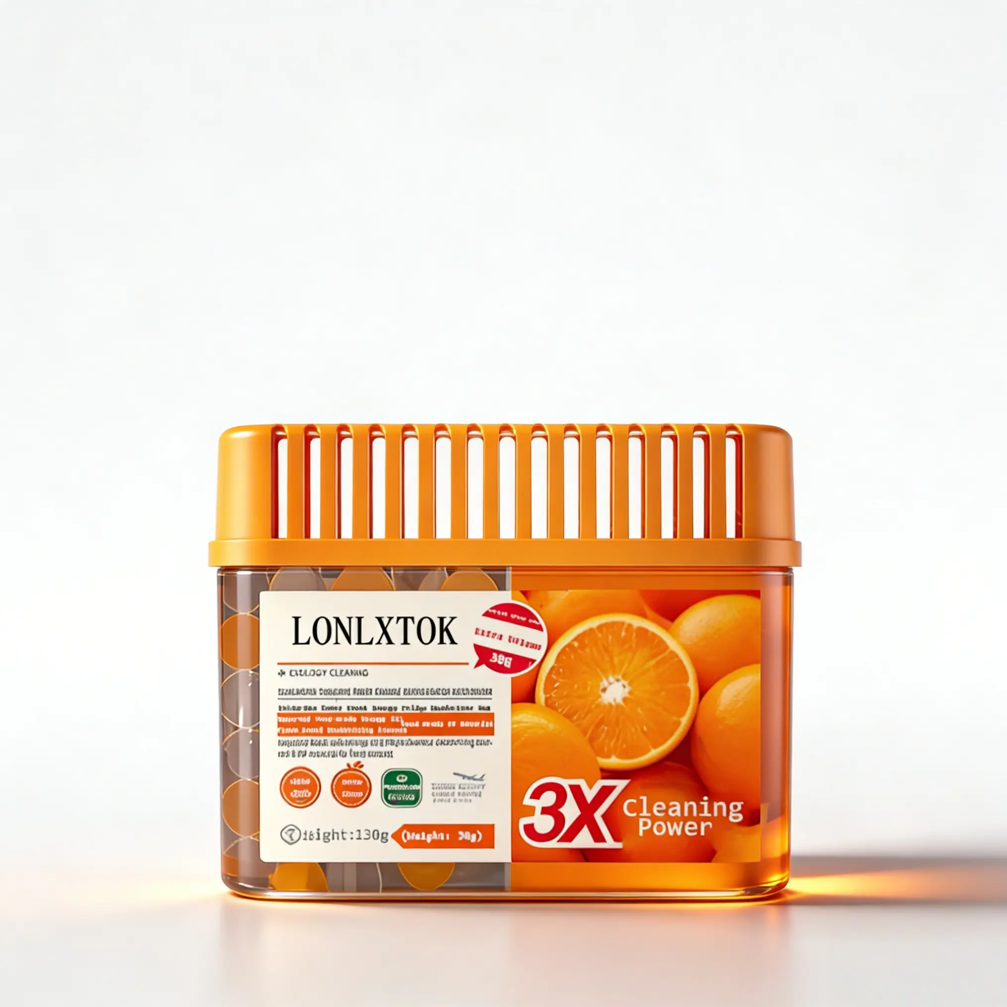 LONLXTOK Solid Scented Refrigerator Deodorizer - Essential Oil Infused Air Purifier, All-Purpose Odor Elim., Home All-Purpose Cleaner for Kitchen Food Freshness Keeper