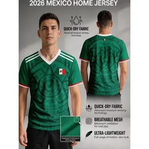2026 Unisex Soccer Jerseys Style - Comfortable, Breathable, Sweat-Wicking, Quick-Drying Short-Sleeve Tops for Summer Sports Use; Jerseys for Soccer summervibes, Gift For Him, Gift For Her.