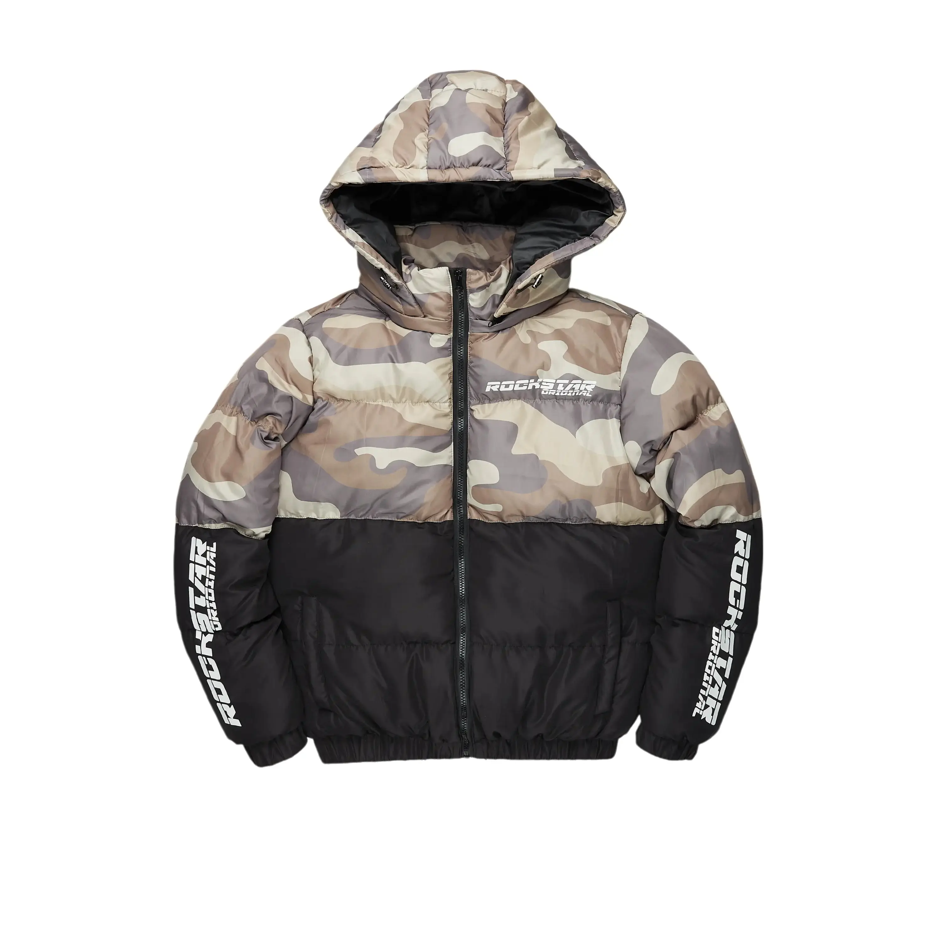 Jennay 2.0 Black/Camo Puffer Jacket Jennay 2.0 Black/Camo Puffer Jacket