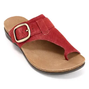 Dansko Leather Adjustable Toe-Loop Thong Sandals - Rylee