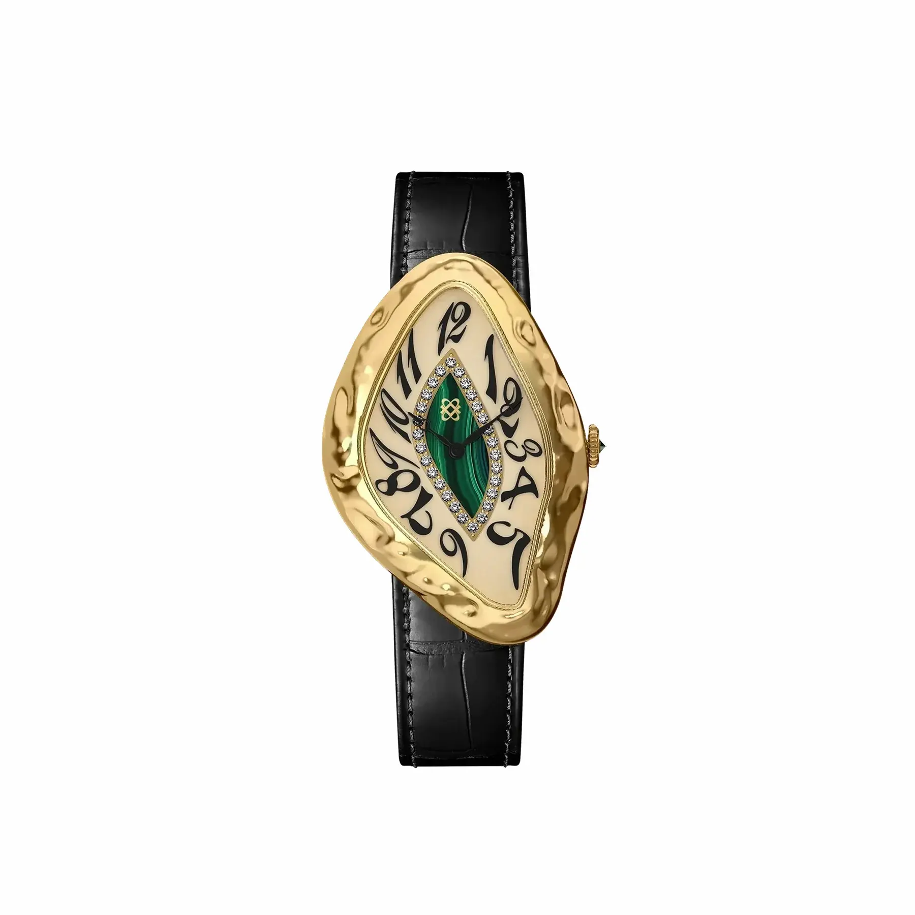 PASCAL Paradoxe Diamond Watch  for Women & Men Swiss Ronda Quartz Movement 30mm Case 0.28 ct Diamonds Unique Design Elegant Dress Style Perfect Gift