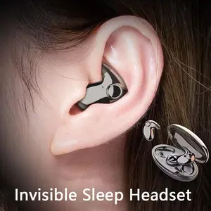 Invisible Sleep Wireless Earphone Bluetooth Hidden Earbuds Waterproof Noise Cancelling Sports Headphones