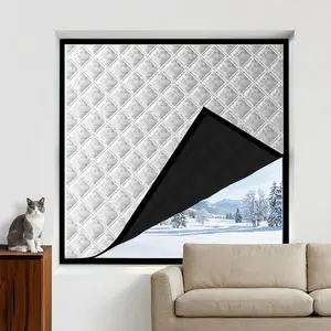 Winter Draft-Blocking Curtain, Thermal Insulated Curtain, Easy Install Thermal Panel to Help Retain Heat