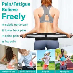 Sacroiliac SI Joint Hip Belt, Lower Back Support Brace for Men and Women,Pelvic Support Belt，The adjustable hip compression SI brace will help support your lower spine and hips to relieve pain，lightweight, breathable and pilling resistant