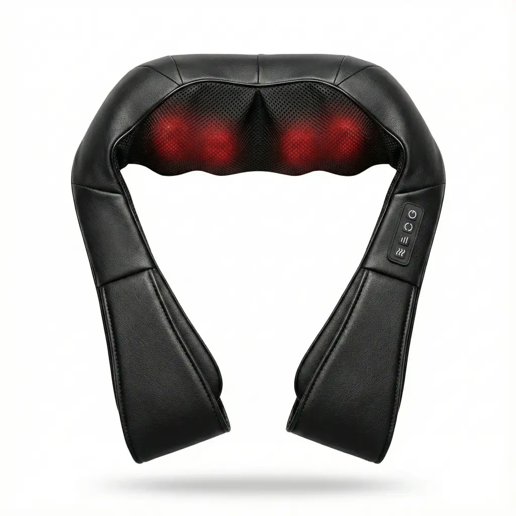 Neck Massager for Pain Relief Deep Tissue Neck, Back Shoulder Pain Relief Kneading Massage Pillow Back Shoulder Massagerfor Body Muscle, Plug-in Use for Home Office, Gifts for Mom Dad Him Her
