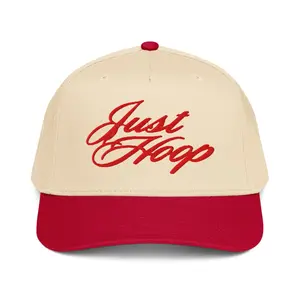 Just Hoop Snapback Cap - Red