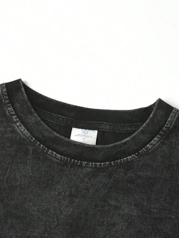 Goku Saiyan Unisex Washed outfits men women streetwear 80s 90s graphic washed tees cotton Anime tank tops gifts funny graphic tee men’s trendy t-shirts deals humorous 90s streetwear covenant penny tees meme boyfriend good graphic sluggy