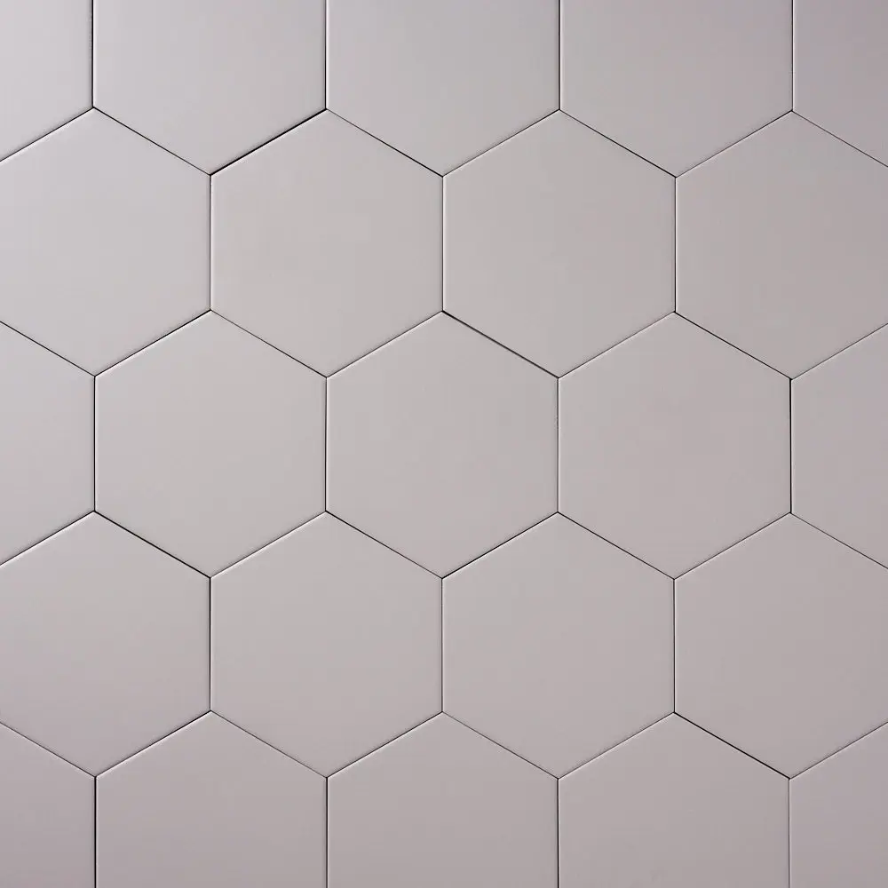 Venice Acero 5x6 Hexagon Matte Porcelain Tile