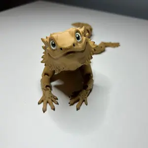 3D printed Bearded dragon by MatMire Makes’s Figurine Decor Nature