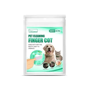 Yegbong Safe and Soft Pet Toothbrush Set Finger Oral Care with Tartar Stone for Dog and Cat Tooth Cleaning