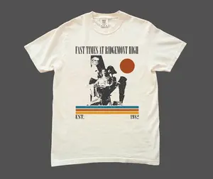 Surfer High School Vintage 90s Graphic Tee - 2026 Retro Cinematic Summer Shirt