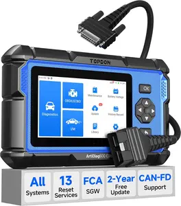 TOPDON ArtiDiag600 Elite OBD2 Scanner Full-System Car Diagnostic Tool, 13 Maintenance Services, FCA AutoAuth, Automotive Scan Tool with CAN-FD, 2-Years of Free Updates