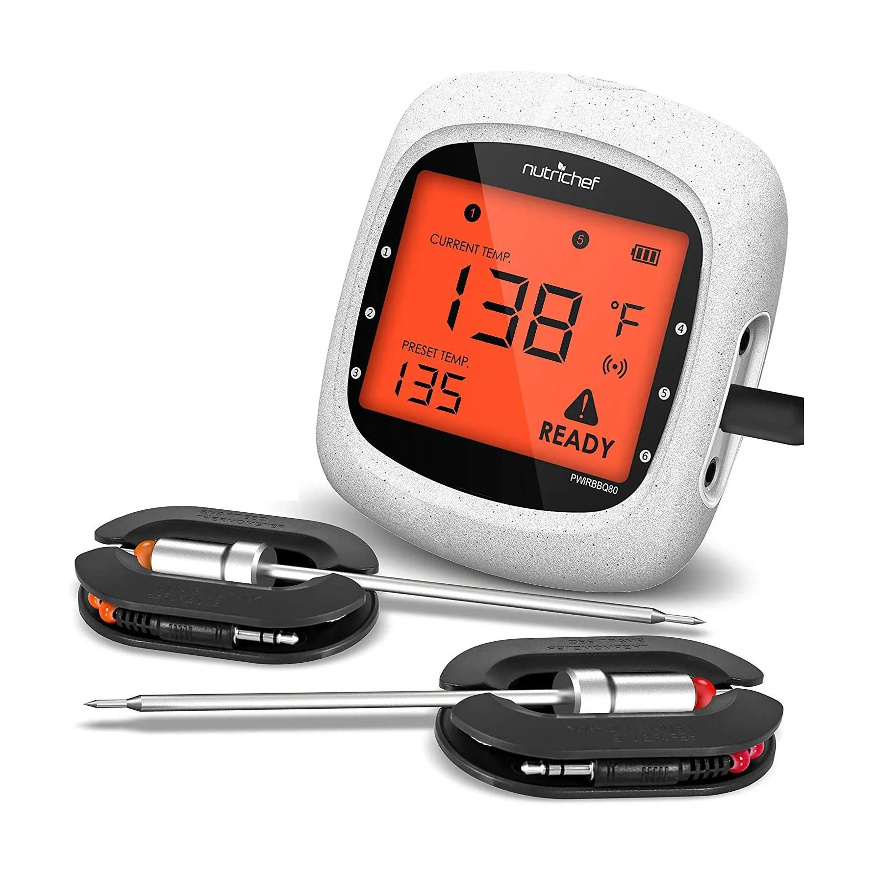 Nutrichef Bluetooth Wireless BBQ Digital Thermo meter Nutrichef Bluetooth Wireless BBQ Digital Thermo meter