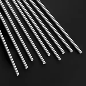 10 count 4mm Dia x 300mm Lenth 304 Stainless Steel Solid Round Rod, Solid Round Rod for DIY Crafts