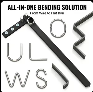 Small wire bending machine, clothes hanger bending machine, manual wire bender, wire bending tool Oxygen Acetylene Welding Torch Kit Bluetooth LCD Display Air Heater Multi-Purpose Battery Charger trach Large Radius Metal Roofing Edge Roller pipe reamer