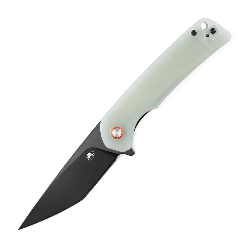 KLAKEN J147-VIREX EDC Pocket Folding Knife, D2 Blade, G10 Handle, Lightweight Portable Tool for Sports & Outdoor Camping Hiking
