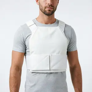 Stealth Tactical Vest Lightweight Breathable Outdoor Utility Vest Adjustable Comfortable white