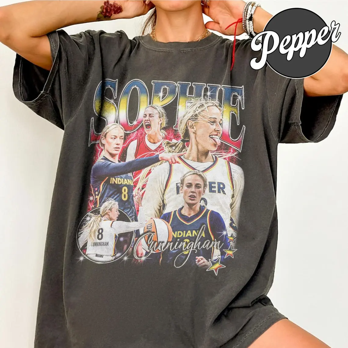 Sophie Cunningham Bootleg Indiana Women Basketball Comfort Colors Shirt