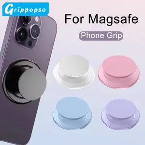 Grippopso Magnetic Folding Mobile Phone Grip Holder Socket Support Tok for IPhone 16 15 14 13  Ring Finger Expanding Stand