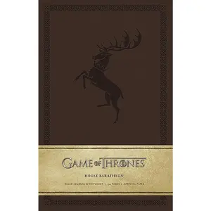 Book Journal - Game of Thrones House Baratheon Large Hardcover Ruled Notebook, Office Stationery Supply
