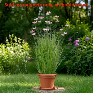 30 Flowers 10 Bundles Artificial Onion Grass & Hortian Flower Bundle - Realistic Green Plastic Plants, Realistic Faux Flowers, for Outdoor Garden, Patio, Indoor Decor - Perfect for Home, Living Room, Event Decoration - Ideal for All Seasons #GLOBAL PICKS