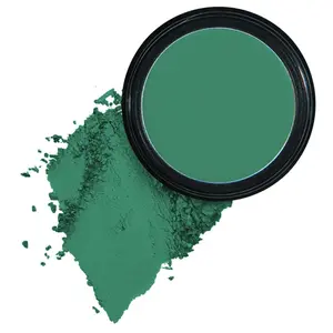 Matte Green Single Eyeshadow Palette, St. Patrick's Day Makeup Pressed Powder Eye Shadow, High Pigment Long Lasting Eye Makeup, Vegan & Cruelty Free, 210 #   Flipper