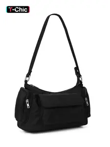 Women's Shoulder Bag, Small Fashionable & Lightweight Design, Casual Commuter Bag, Nylon Material, Multi-Pocket Structure, Ideal for Daily Use, Travel, & Work