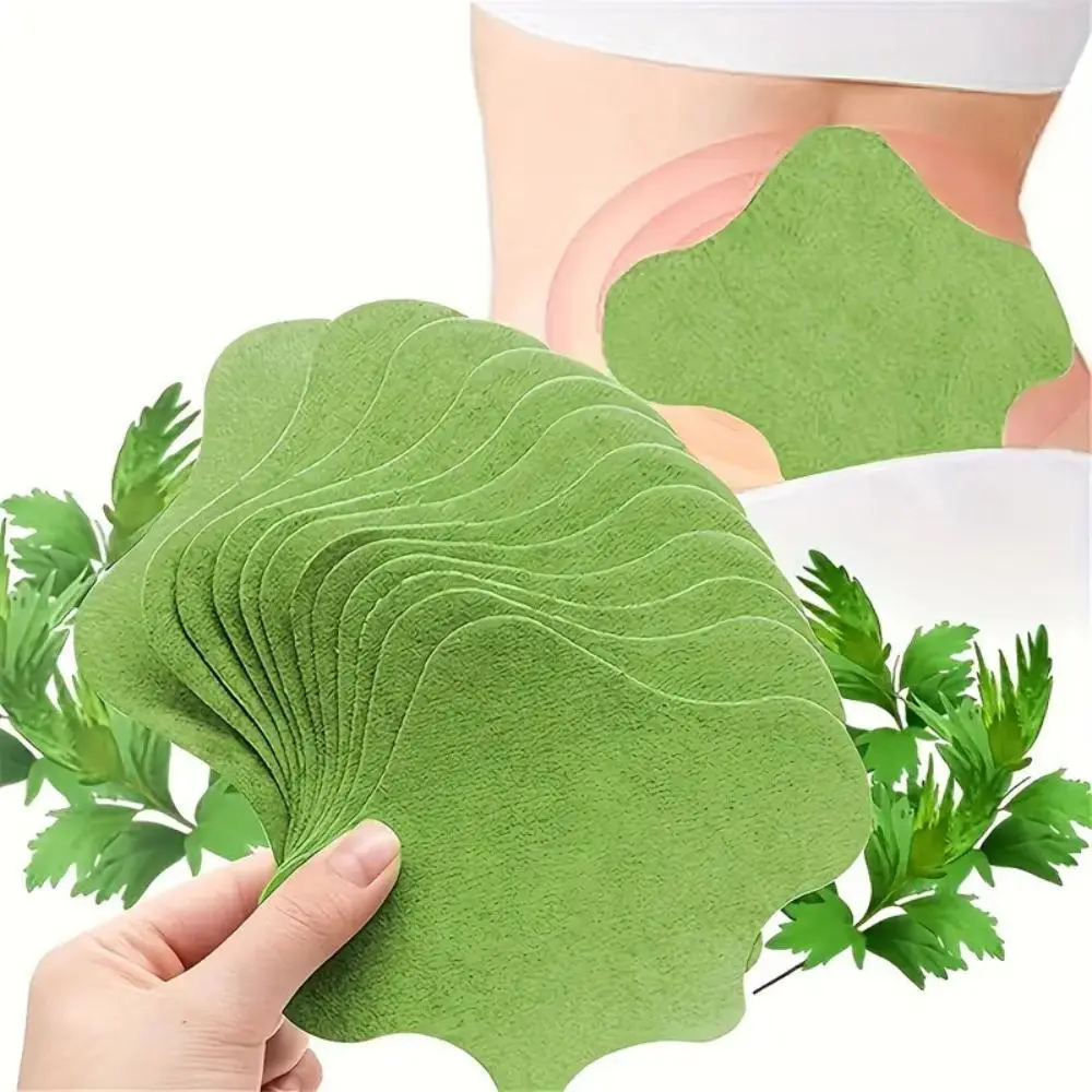 Natural Pain Relief Heat Patches (48-Count) - Thermal Warm Heat Packs, Long-Lasting Herbal Ginger Therapy for Back, Knee Soreness, Ergonomic, Gentle for Sensitive Skin