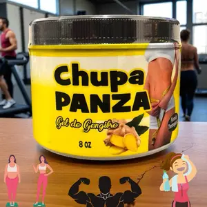 Gel De Jengibre+ Batimol, pina, Canela & linaza (Ginger Gel+ batimol) 8oz, 100% Natural, Chupa| Hidratante|Panza