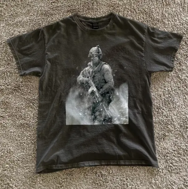 Mw2 2009 Ad Campaign Tshirt, Black Tee Retro Vintage Tee, Y2k Shirt, Unisex T-Shirt, Gift For Men Women