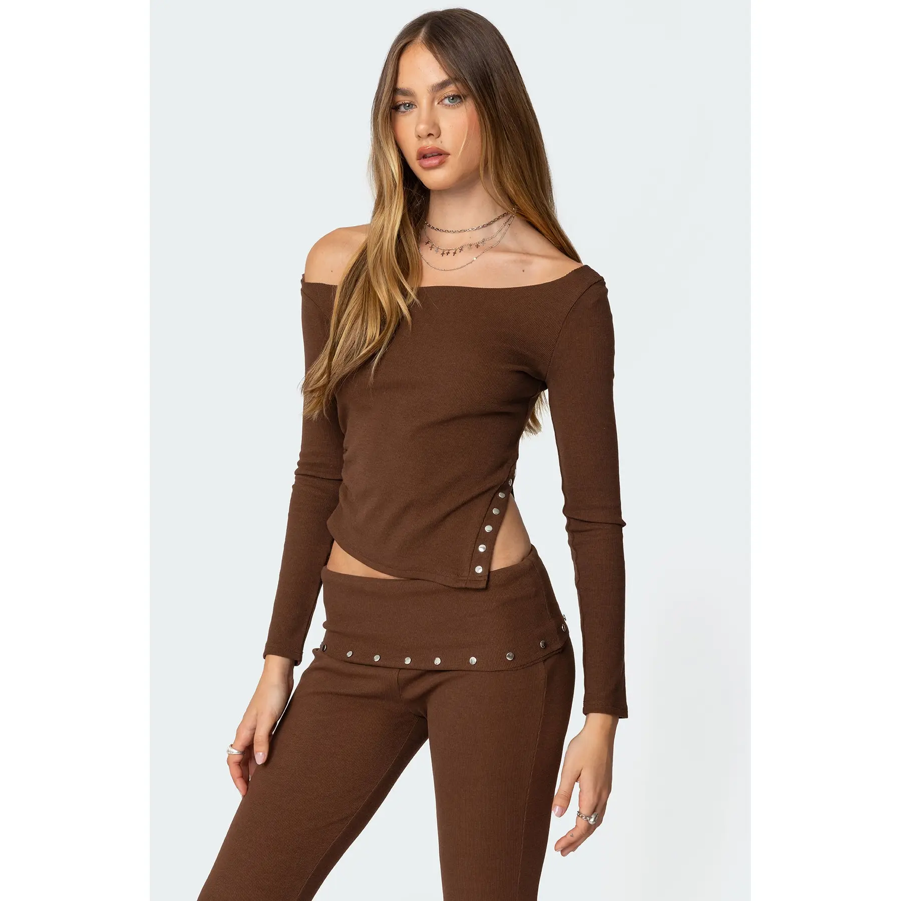 Aries Studded Asymmetric Top