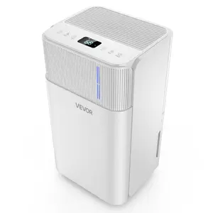 【fathersdaygift】VEVOR 30 Pints Dehumidifier for Home & Basement, Drain Hose for Commercial & Industrial Use, Smart Humidity Control, Low Noise for Large Rooms, Warehouses, Bedrooms & Storage, Large Coverage,White