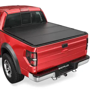 4.5/4.6FT Tri-Fold Hard Tonneau Cover For 2022-2026 Ford Maverick Solid Truck Bed