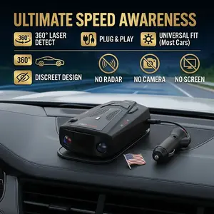 Discreet Car Speed Tracker - Radar-Free, Non-Monitoring, No Digital Screen, Adhesive Mount, Scratchproof, Compact, Durable, Universal Fit for Most Cars, Ticket-Avoidance Tool for Daily Driving