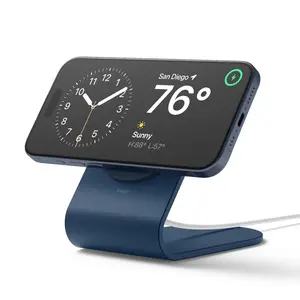 MS3 Charging Stand for MagSafe Charger - Aluminum Charging Device, Easy Installation, Perfect for Facetime and Video Streaming [3 Colors]