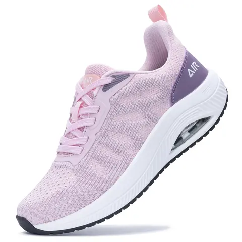 AOV Women's Arch Support Knitted Sneakers - Breathable, Lightweight Air Cushion, Slip-Resistant Sole, All-Season Foot Health Enhancing Daily Walking, Leisure Sport & Athletic Leisure Shoes, Leisure Sport Shoes